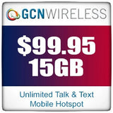 GCN Wireless Unlimited Talk and Text with 15GB of LTE Data Powered by AT&T