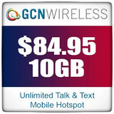 GCN Wireless Unlimited Talk and Text with 10GB of LTE Data Powered by AT&T